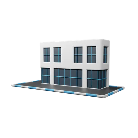 Immeuble de bureaux  3D Icon