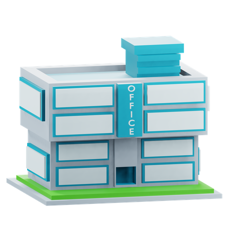 Immeuble de bureaux  3D Icon