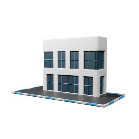 Immeuble de bureaux  3D Icon