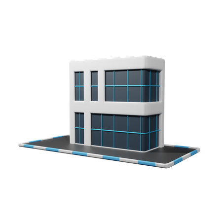 Immeuble de bureaux  3D Icon