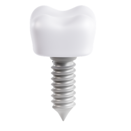 Implante dental  3D Icon