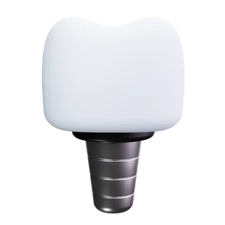 Implantación de dientes  3D Icon