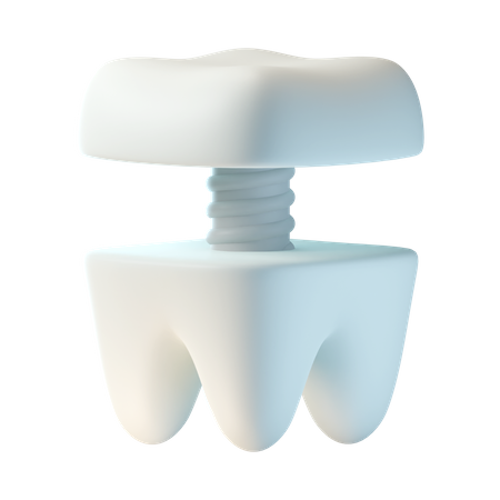 Implante dental  3D Icon