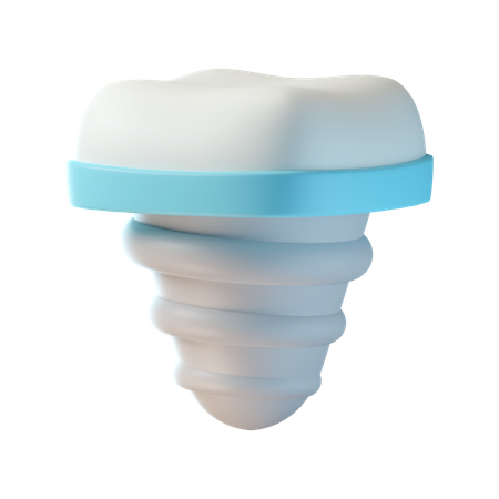 Implante dental  3D Icon