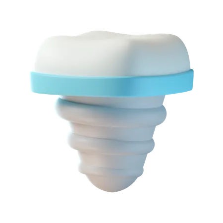 Implante dental  3D Icon