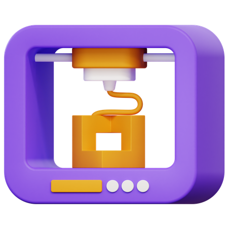 Impresora 3d  3D Icon