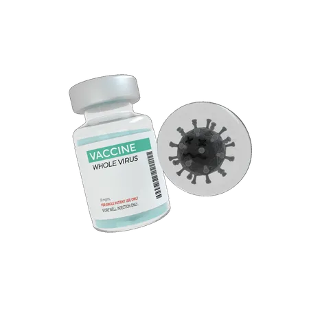 Inactived Virus  3D Illustration