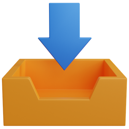 Inbox  3D Icon