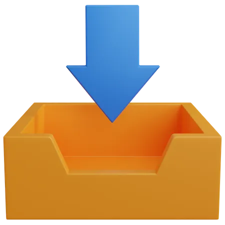 Inbox  3D Icon