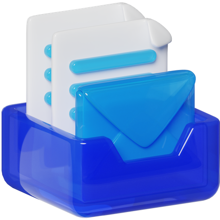 Inbox  3D Icon