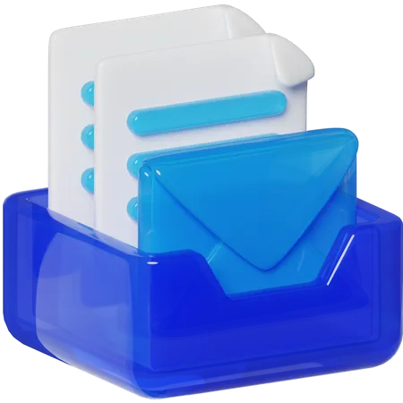 Inbox  3D Icon