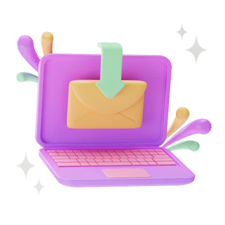 Incoming Mail  3D Icon