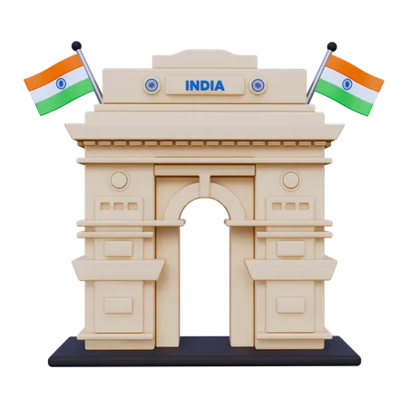 India Gate  3D Icon