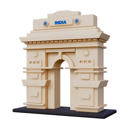 India Gate  3D Icon