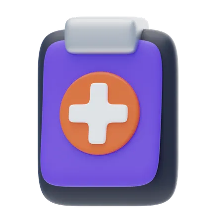 Informe médico  3D Icon