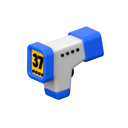 Infrared Thermometer  3D Icon