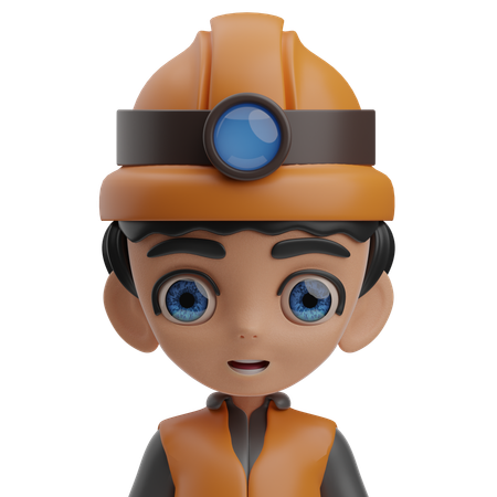 Ingeniero masculino  3D Icon