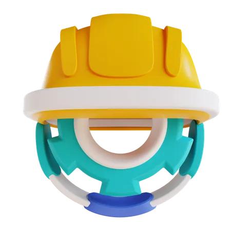 Ingénieur  3D Icon