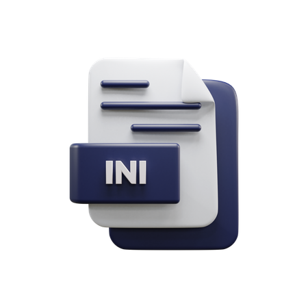 Ini File  3D Icon