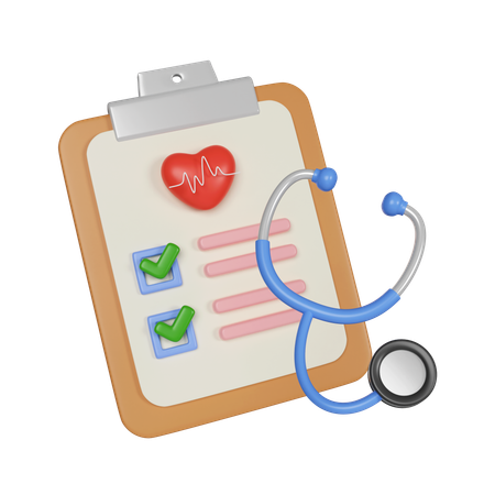 Inquérito médico  3D Icon