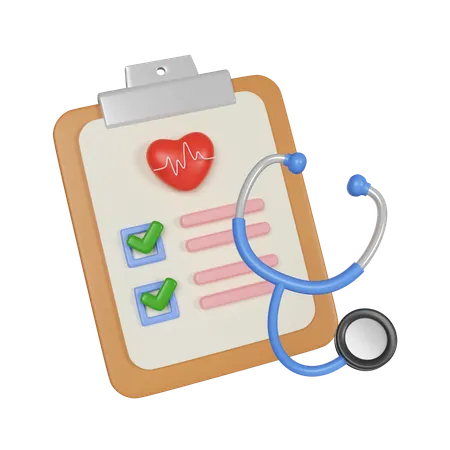 Inquérito médico  3D Icon