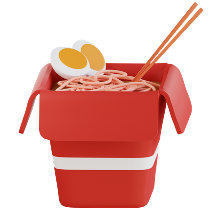 Instant Food  3D Icon