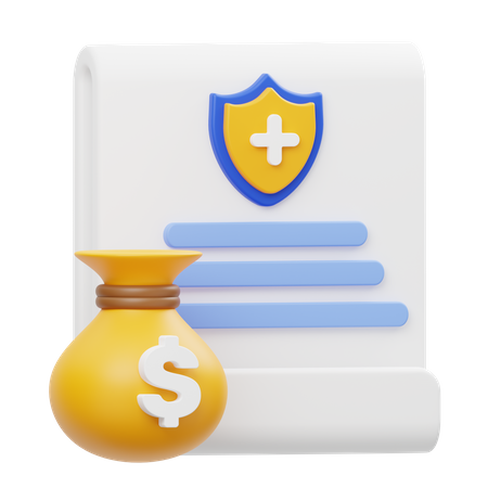 Insurance Claim  3D Icon