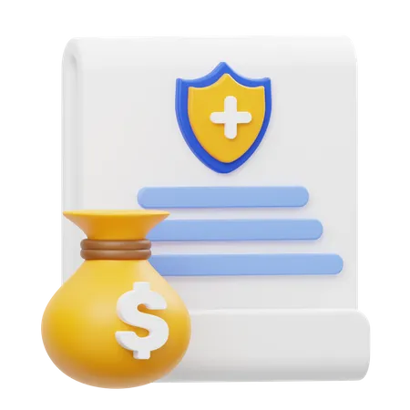 Insurance Claim  3D Icon