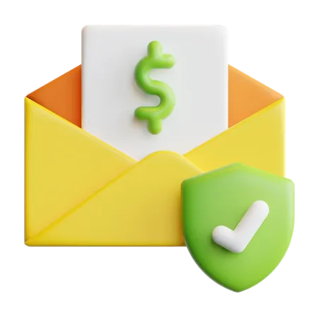 Insurance Email  3D Icon