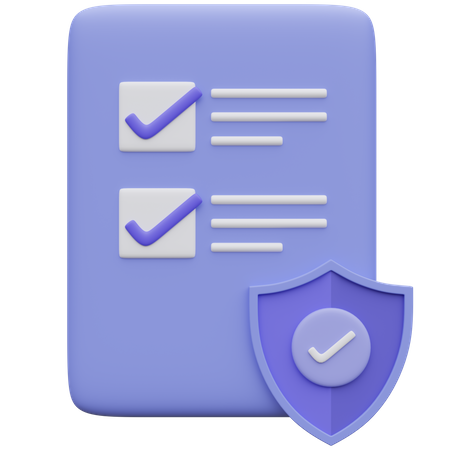 Insurance File  3D Icon