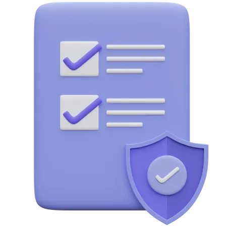 Insurance File  3D Icon