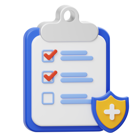 Insurance Plan  3D Icon