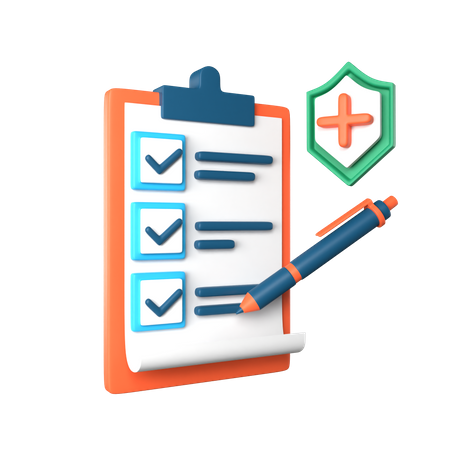 Insurance Plan  3D Icon