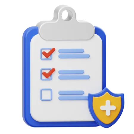 Insurance Plan  3D Icon