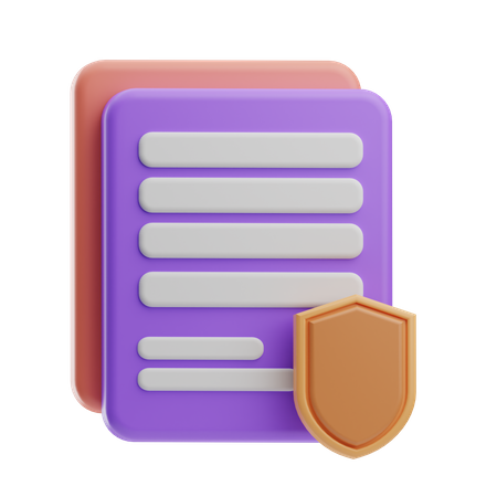 Insurance Policy  3D Icon