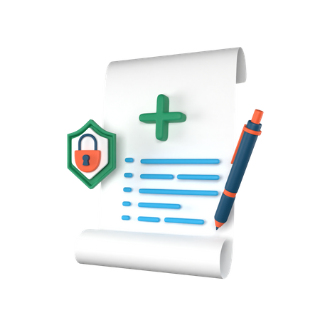 Insurance Policy  3D Icon