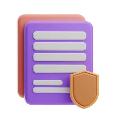 Insurance Policy  3D Icon