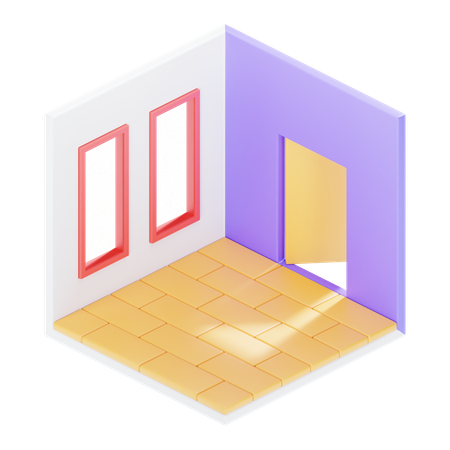 내부  3D Icon