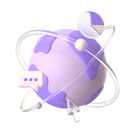 International Business  3D Icon