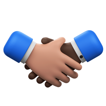 International Handshake Hands Gesture  3D Icon