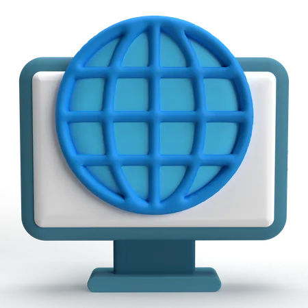 Internet  3D Icon