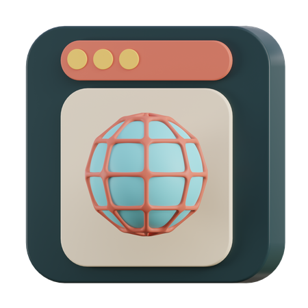 Internet  3D Icon