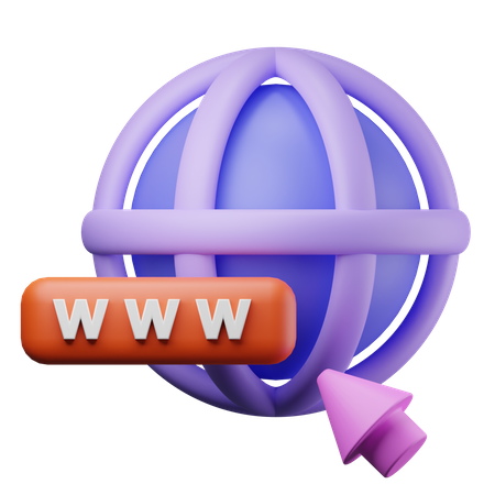 Internet  3D Icon