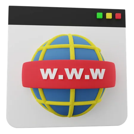 Internet  3D Icon