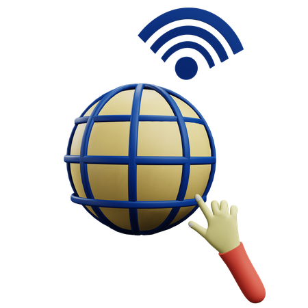 Internet  3D Icon