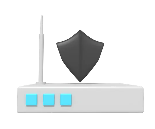 Internet Security  3D Icon