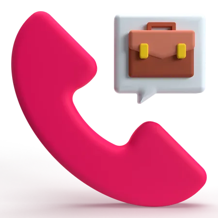 Interview Call  3D Icon