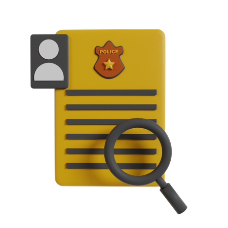 Investigation Report  3D Icon