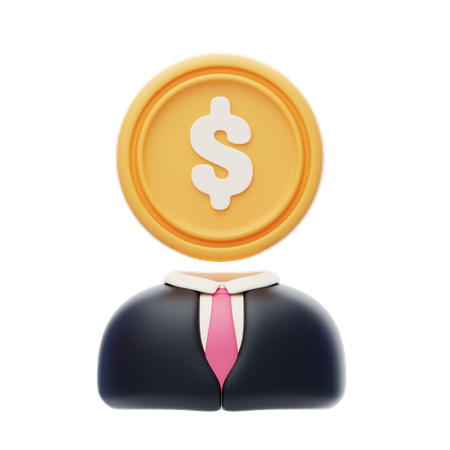 Investisseur financier  3D Icon