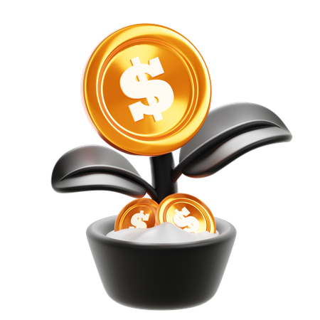 Investition  3D Icon